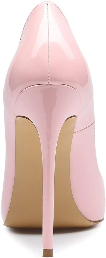 Castamere Women's High Heels Slip-On Pumps Pointy-Toe Elegant Stilettos Wedding Party Sexy Heel Shoes 12CM Heels Pump