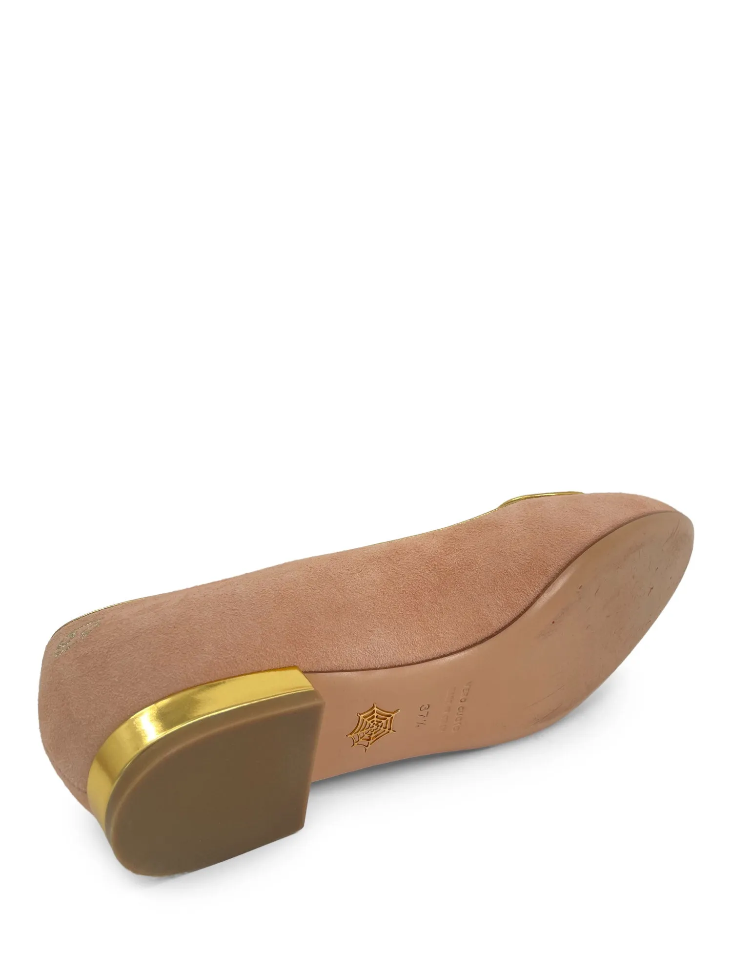 Charlotte Olympia Suede Birthday Zodiac Cancer Ballet Flats Blush Pink