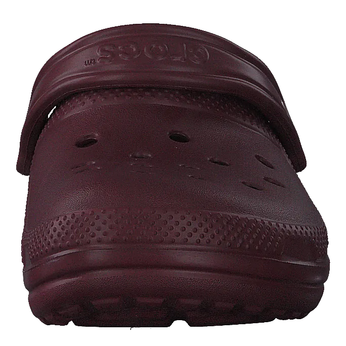 Classic Lined Clog Garnet