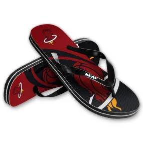 Forever Collectibles Miami HEAT Big Logo Flip Flop