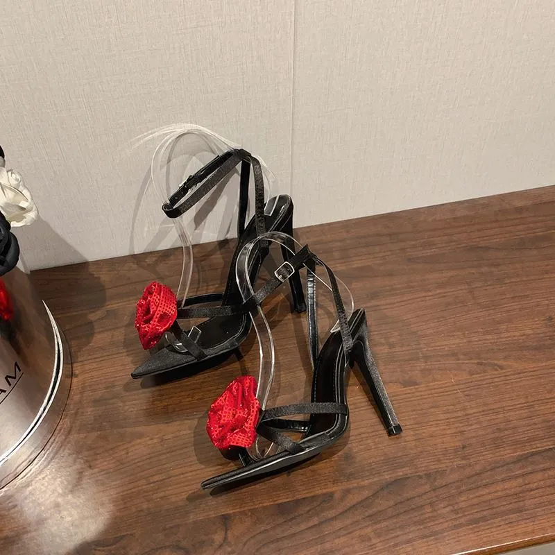Kalmia Rose Decor Sandals