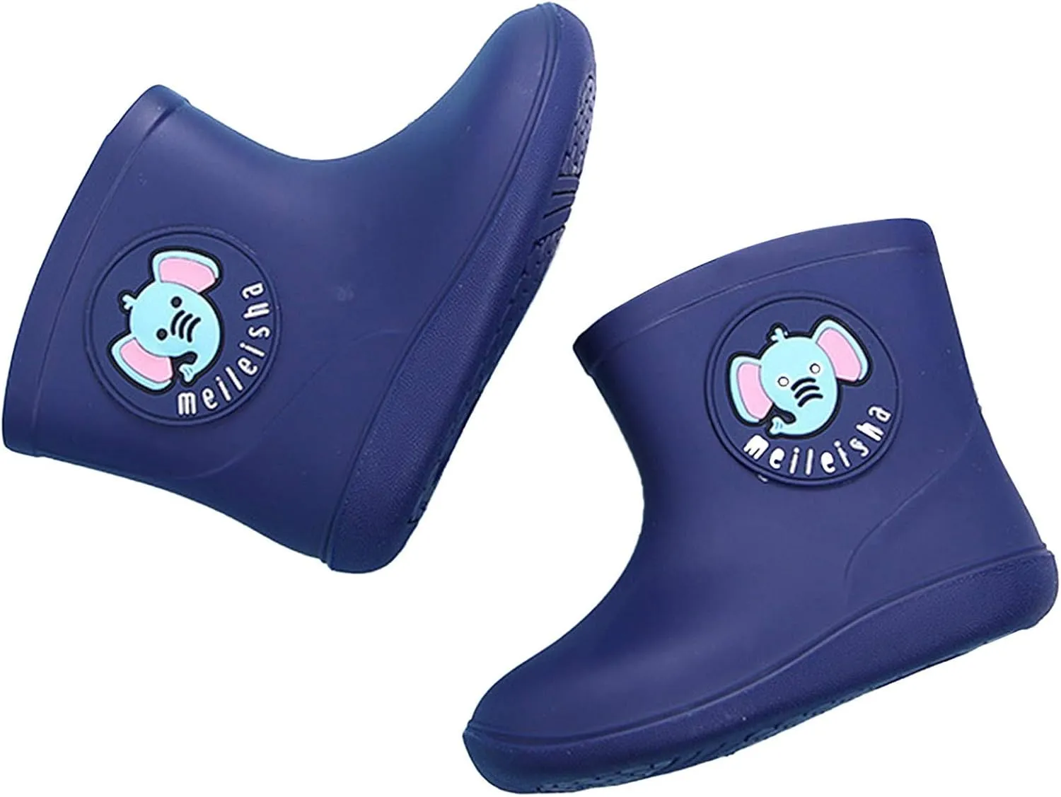 Kids Baby Boys Girls Rain Boots - Waterproof PVC Cartoon Durable Non-Slip Shoes for Spring & Fall