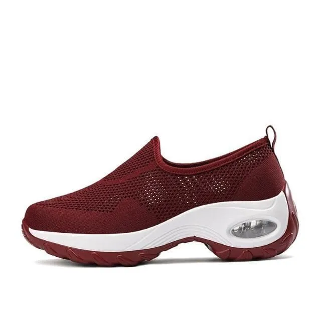 Lightweight Soft-Soled Casual Air Sole Flywire Sneaker For Women
