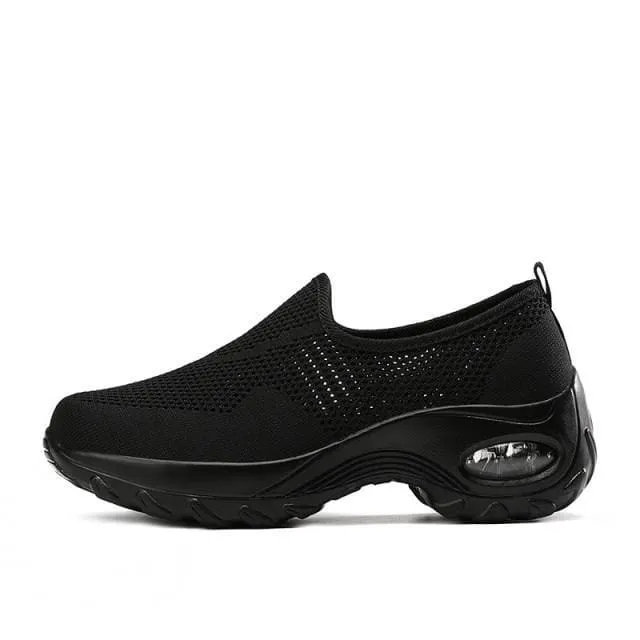 Lightweight Soft-Soled Casual Air Sole Flywire Sneaker For Women