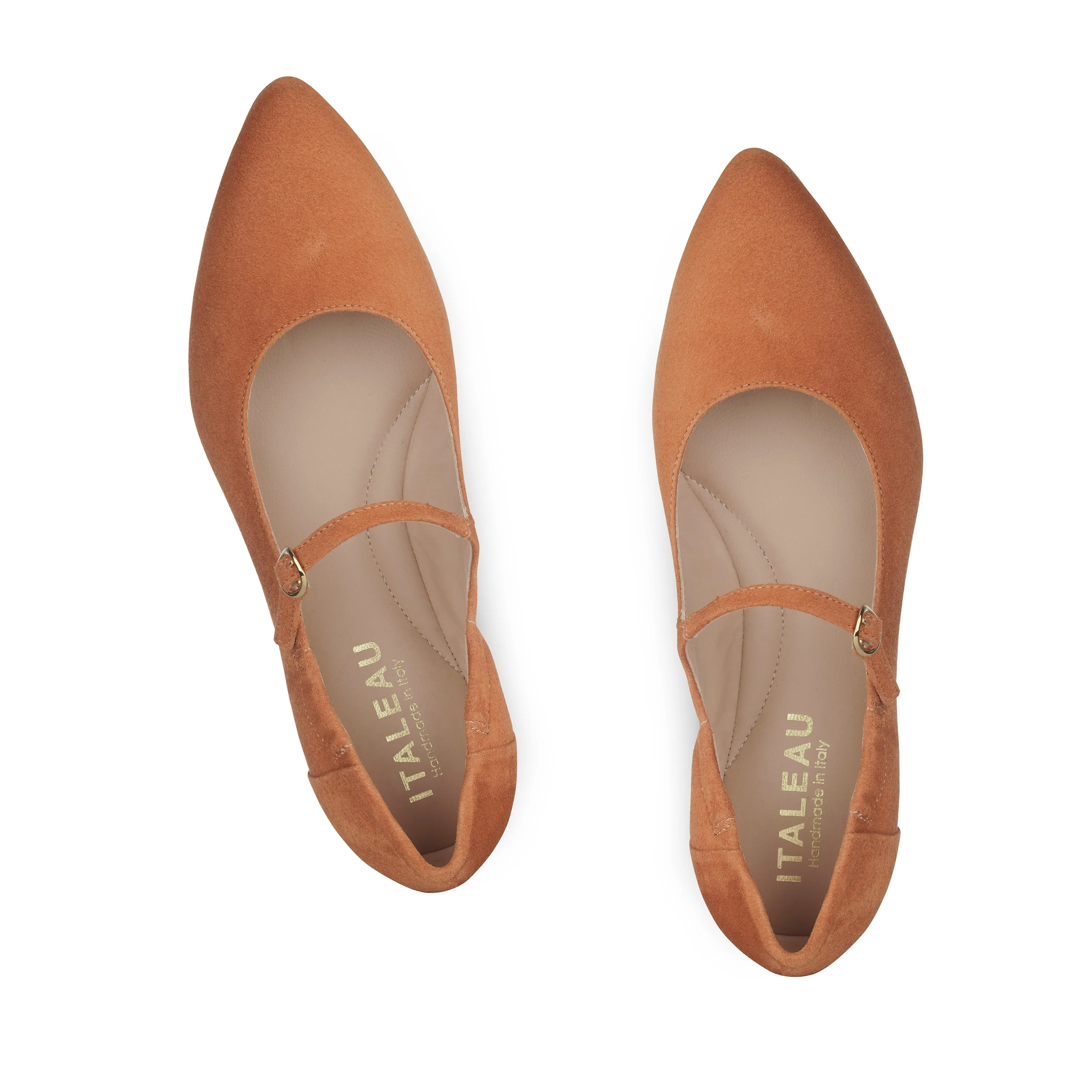 Melia Flexlite Flats Cuoio