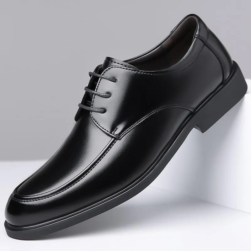 Men's Breathable Comfortable Business Slip on Loafers Shoes Men Superior Flexural Leather Fashion Dress Shoes