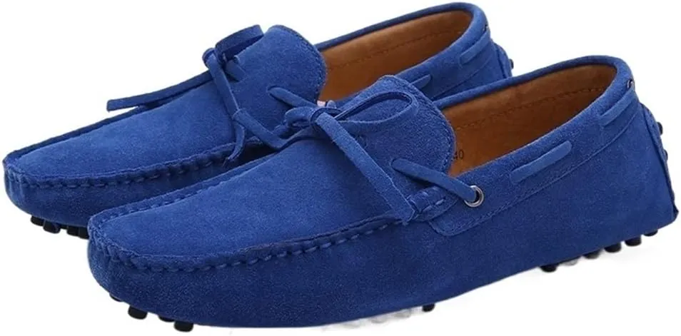 Men's Loafers Shoes Driving Loafers Solid Colors Breathable Faux Leather Comfortable Resistant Flat Heel Prom Slip On