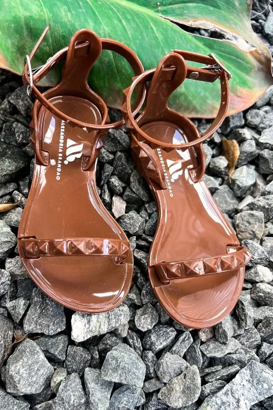 *NEW* Kid's Aria Brown Sandals