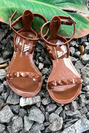 *NEW* Kid's Aria Brown Sandals