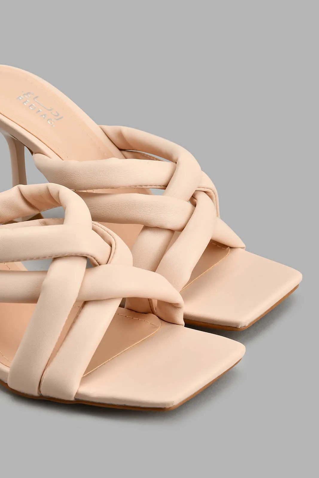 Pink Strappy Mule