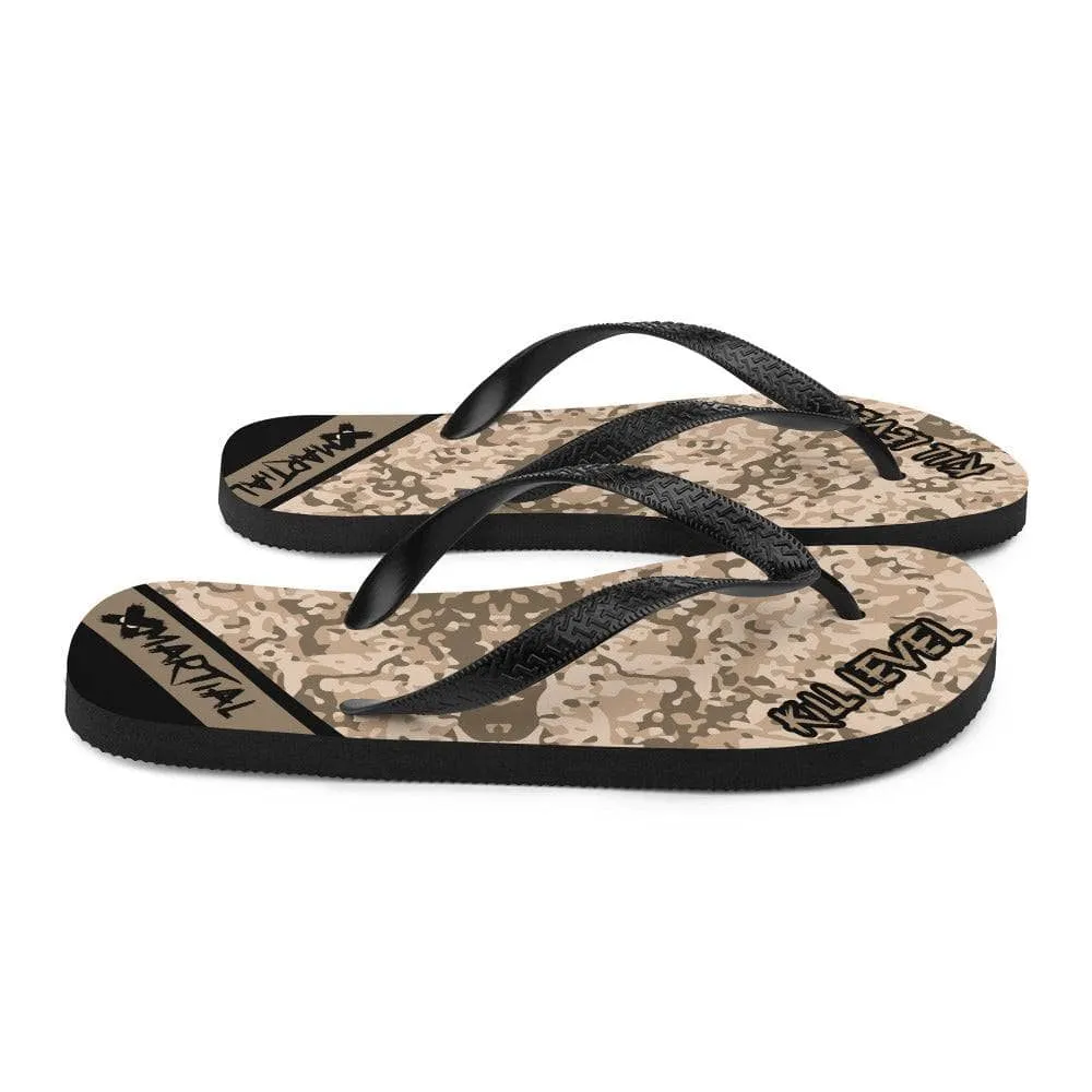 Sand Camo Flip Flops