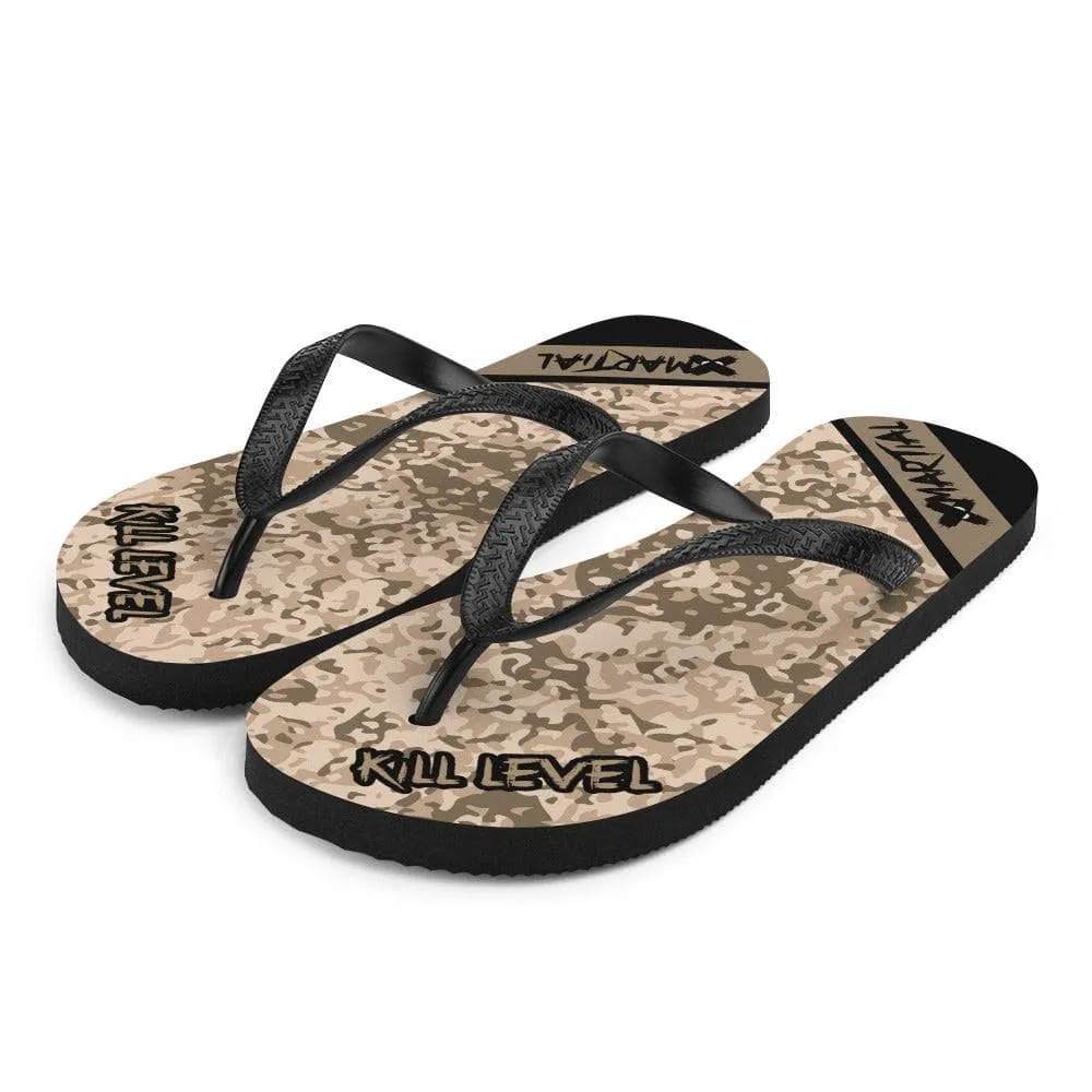 Sand Camo Flip Flops