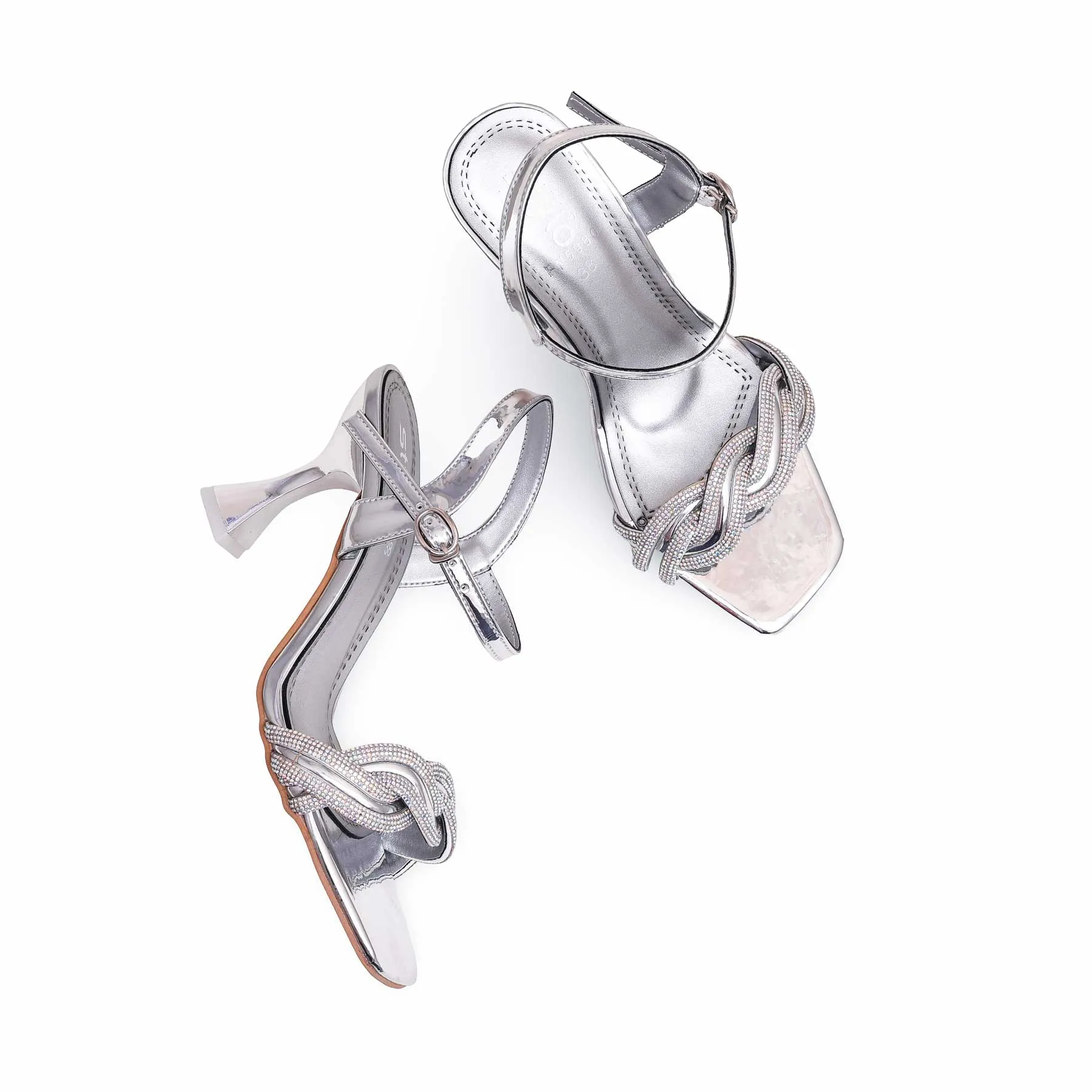 Silver Fancy Sandal FN5980