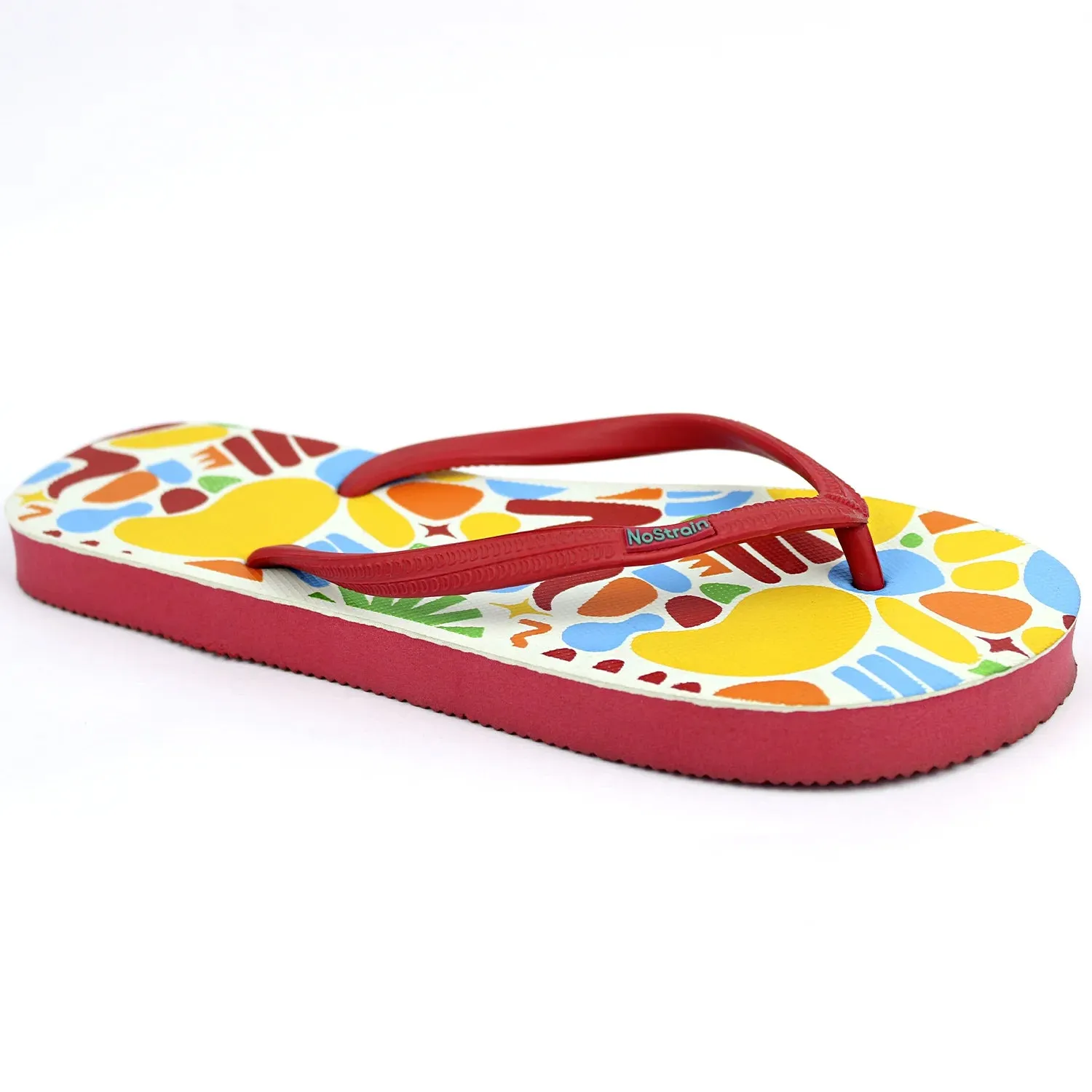 TwistedGeo Red Flip-Flops Women