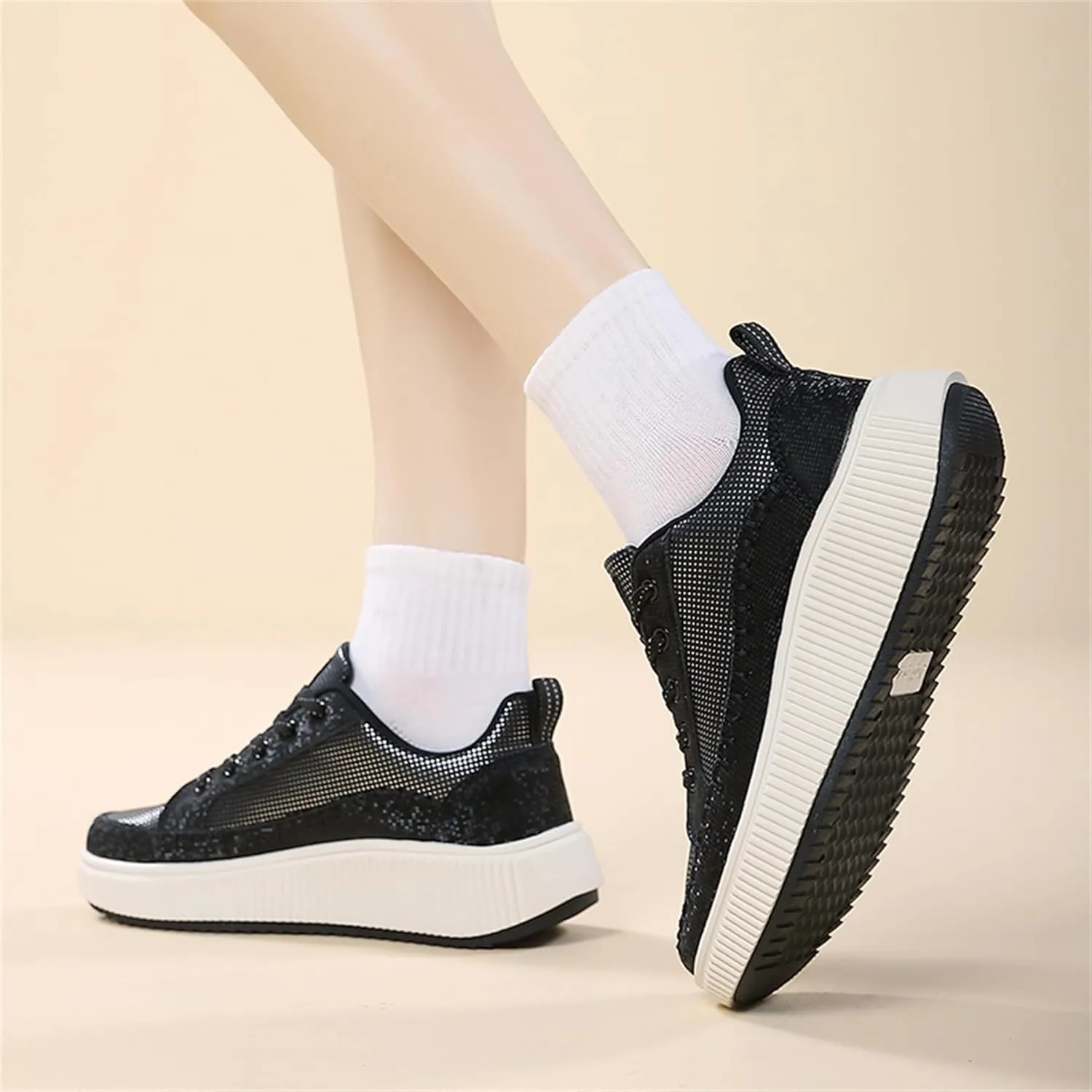 Womens Platform Shoes Comfortable Casual Sneakers Casual Tennis Walking Shoes