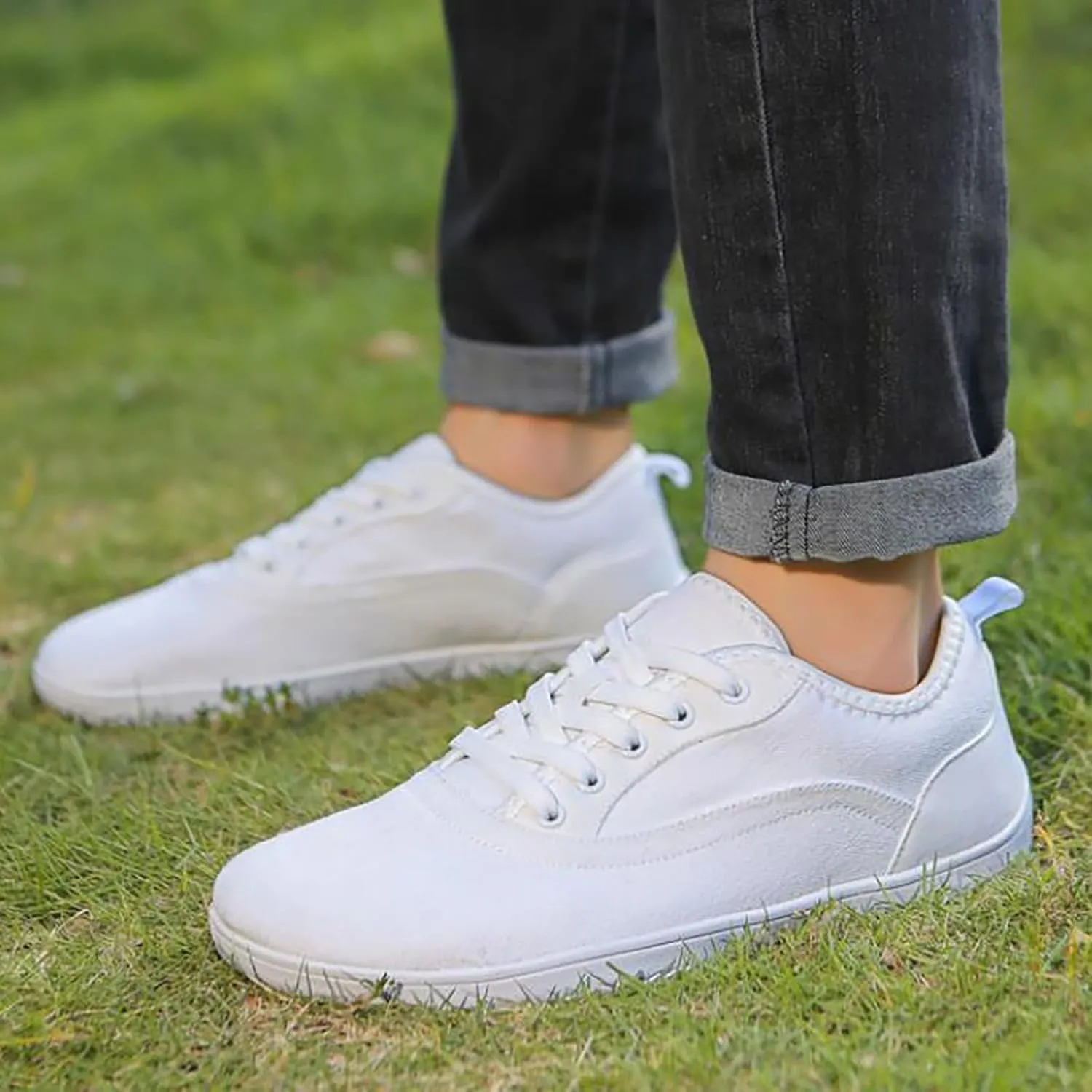 Womens Walking Sneakers Barefoot Shoes Women Men's Wide Minimalist Barefoot Sneakers Loafers for Women Casual Womens Loafers Wide Width Slip On Sneakers Men Wide Width